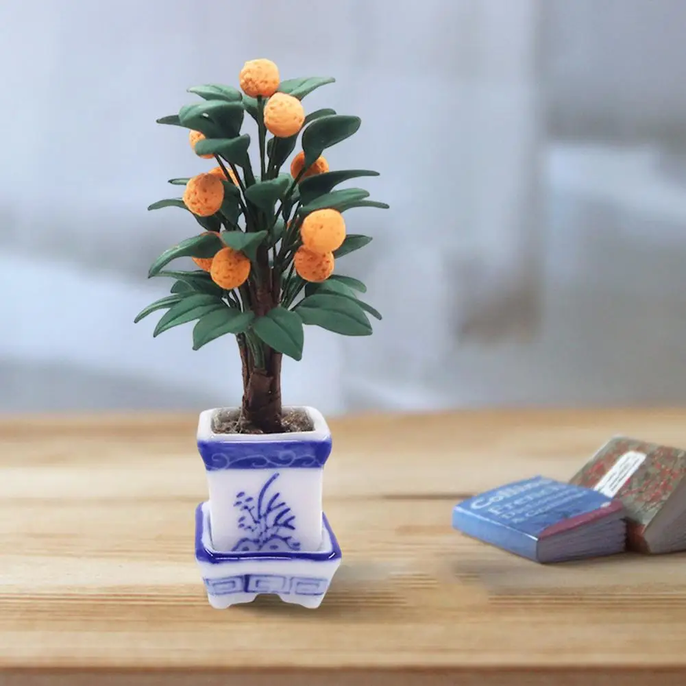 Delicate Miniature Artificial Orange Tree Decor Orange Tree Model Clay Decorative
Delicate Miniature Artificial Orange Tree Decor Orange Tree Model Clay Decorative