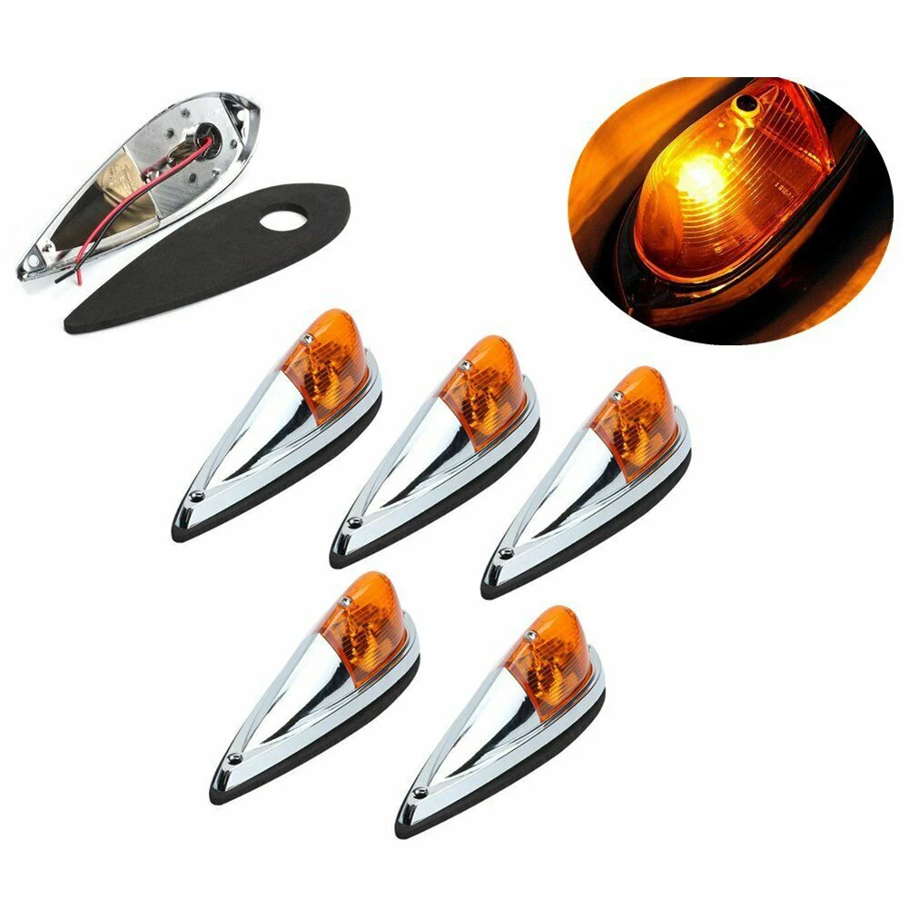 5pcs Truck Semi-Trailer Amber Cab Marker Roof Top Clearance Light For Dodge For Ram DC 12V For Ramcharger 1972-1993
5pcs Truck Semi-Trailer Amber Cab Marker Roof Top Clearance Light For Dodge For Ram DC 12V For Ramcharger 1972-1993