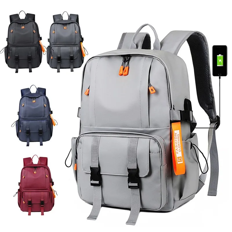 Large capacity waterproof travel computer backpack with USB external interface for men for women
Large capacity waterproof travel computer backpack with USB external interface for men for women