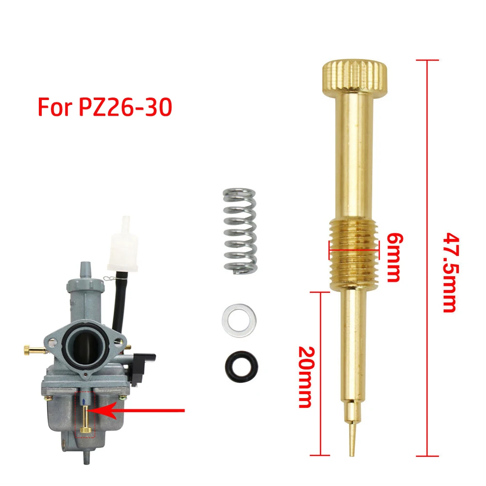 Air Adjustment Screw Carburetor Air Screw Adjustment Air Fuel Ratio Motorcycle Parts For PZ26 PZ27 PZ30
Air Adjustment Screw Carburetor Air Screw Adjustment Air Fuel Ratio Motorcycle Parts For PZ26 PZ27 PZ30