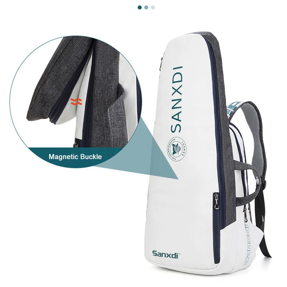 1X Tennis Paddle Backpack Squash Badminton Rackets Bag Racquet Carrying Handbag Folding Backpack Purple Grey Blue
1X Tennis Paddle Backpack Squash Badminton Rackets Bag Racquet Carrying Handbag Folding Backpack Purple Grey Blue