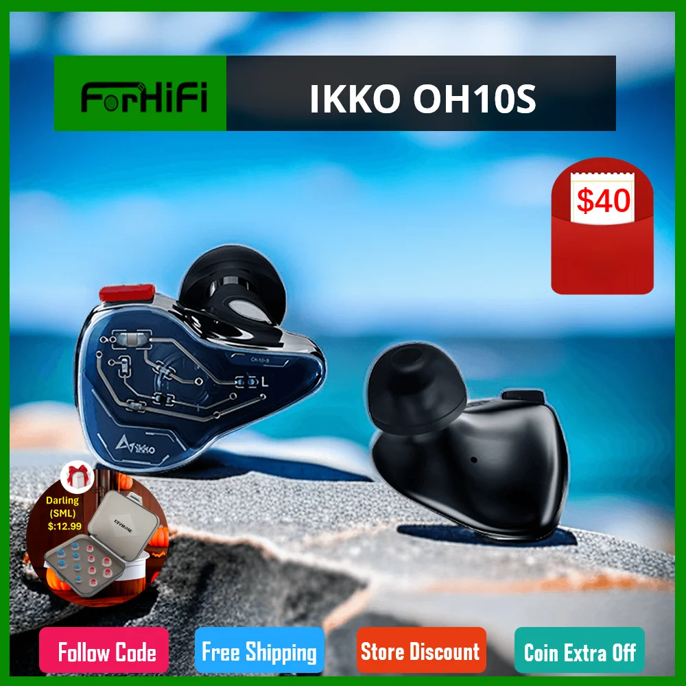 IKKO OH10S 1DD + 1BA гибридные IEMs Sapphire Mirage наушники-вкладыши с фотохромным стеклом наушники с посеребренным кабелем OFC
IKKO OH10S 1DD + 1BA гибридные IEMs Sapphire Mirage наушники-вкладыши с фотохромным стеклом наушники с посеребренным кабелем OFC