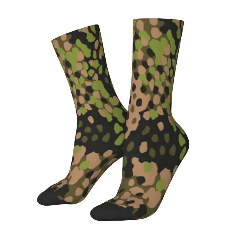 

WW2 Camo Men's Crew Socks Unisex 3D Printed Germany Arm Military Camouflage Dress Socks