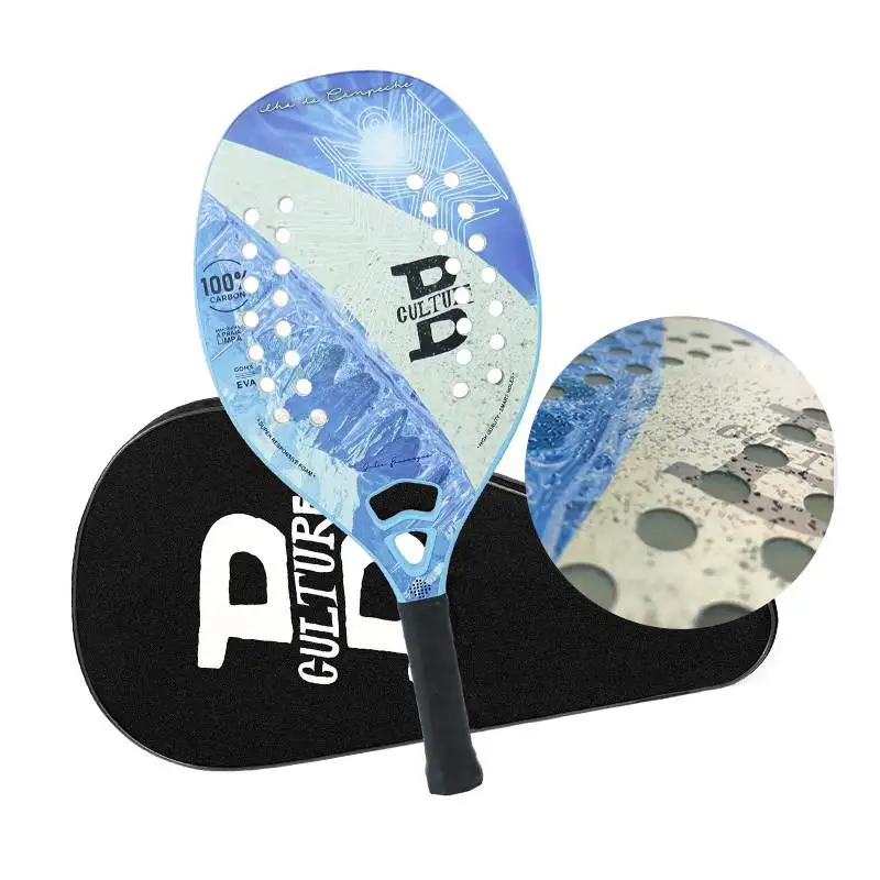 Beach Tennis Racket Carbon 100% Raquete Tennis Profissional Sports Racket Equipment Raquete Beach Tennis Unsex Superfície áspera
Beach Tennis Racket Carbon 100% Raquete Tennis Profissional Sports Racket Equipment Raquete Beach Tennis Unsex Superfície áspera