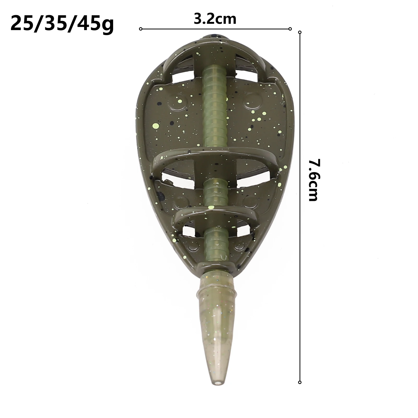 Carp Fishing Feeder Fishing Feeder Outerdoor Riverside Kit Plastic Zinc Alloy 1pc 7.6x3.2cm Universal Easy To Use
Carp Fishing Feeder Fishing Feeder Outerdoor Riverside Kit Plastic Zinc Alloy 1pc 7.6x3.2cm Universal Easy To Use