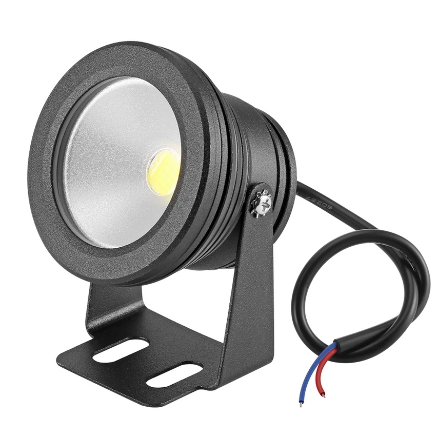 

10W LED Swimming Pool Light Underwater Waterproof IP67 Landscape Lamp Warm/Cold White AC/DC 12V 900LM