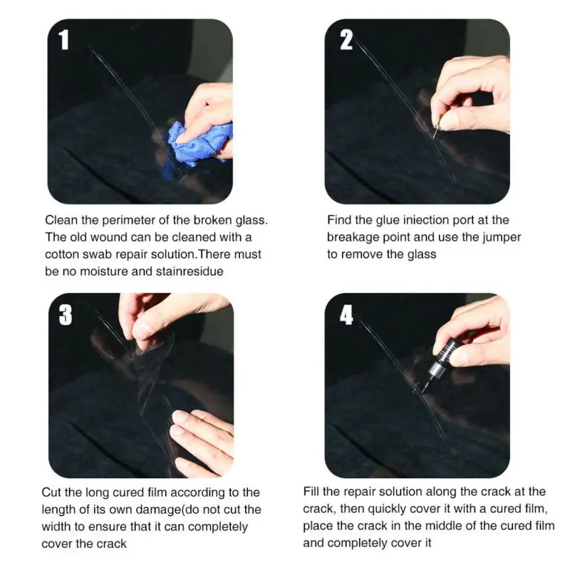 High quality New Practical Professional Glass Repair Fluid 3ML Automotive Car Nano Resin Tool DIY Kit Windscreen
High quality New Practical Professional Glass Repair Fluid 3ML Automotive Car Nano Resin Tool DIY Kit Windscreen