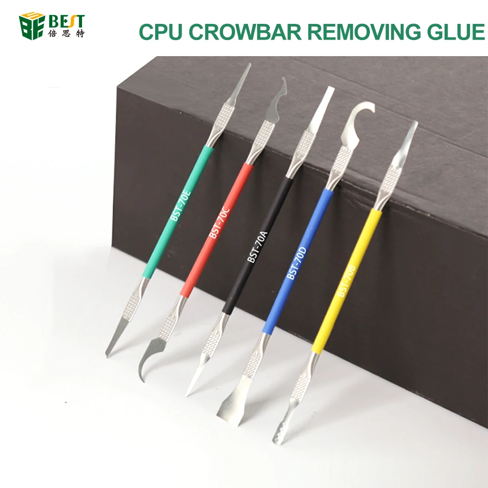 5 in 1 IC Chip Repair Thin Tools Set CPU Metal Remover Burin To Remove For Mobile Phone Computer CPU NAND IC Chip Repair
5 in 1 IC Chip Repair Thin Tools Set CPU Metal Remover Burin To Remove For Mobile Phone Computer CPU NAND IC Chip Repair
