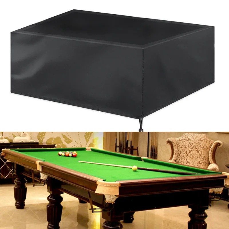 Dustproof Waterproof Outdoor Full Pool Solid With Drawstring Billiard Table Dust Cover Table Protector Oxford Cloth
Dustproof Waterproof Outdoor Full Pool Solid With Drawstring Billiard Table Dust Cover Table Protector Oxford Cloth