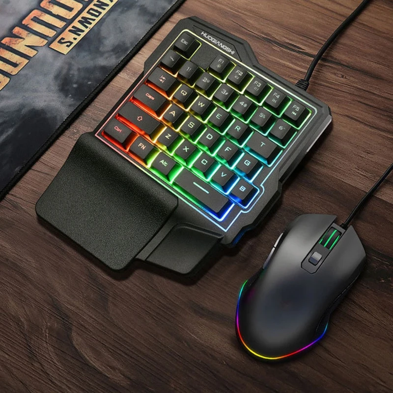 G101 Keyboard One-handed 35-Key Wired Luminous Phone Gaming Keyboard for Office E-Sports Ergonomic Hand Rest Dropship
G101 Keyboard One-handed 35-Key Wired Luminous Phone Gaming Keyboard for Office E-Sports Ergonomic Hand Rest Dropship