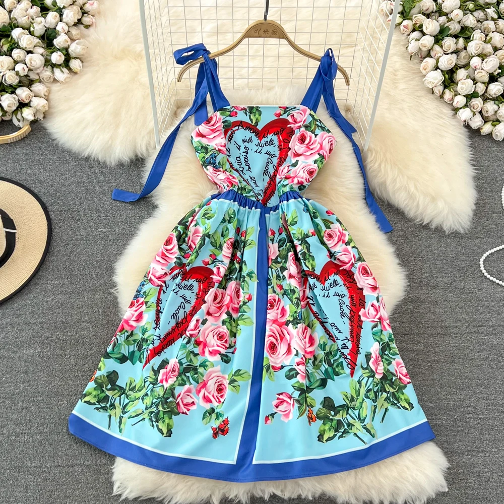 2022 Summer New Fashion Positioning Printed Strapless Dress Sleeveless Waist Closing Slim A-line Large Swing Dress
2022 Summer New Fashion Positioning Printed Strapless Dress Sleeveless Waist Closing Slim A-line Large Swing Dress
