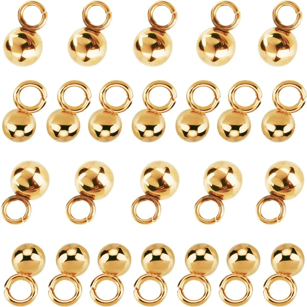 40pcs 2 Sizes 304 Vacuum-Plated Stainless Steel Pendant Rainbow Colored Loose Metal Pendant with Shape of Ball Pendant Hypoalle
40pcs 2 Sizes 304 Vacuum-Plated Stainless Steel Pendant Rainbow Colored Loose Metal Pendant with Shape of Ball Pendant Hypoalle