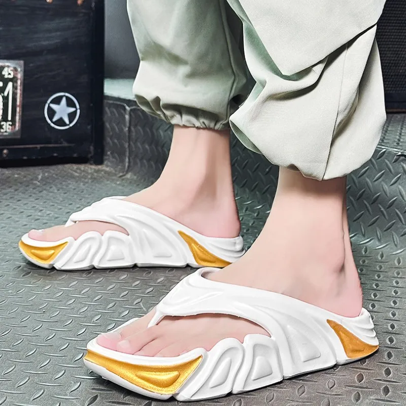 Men's Thick Soled Flip-flops Sandals EVA Soft Soled Flat Shoes Casual Men's Slippers 2023 Summer Versatile Casual Slippers Men
Men's Thick Soled Flip-flops Sandals EVA Soft Soled Flat Shoes Casual Men's Slippers 2023 Summer Versatile Casual Slippers Men