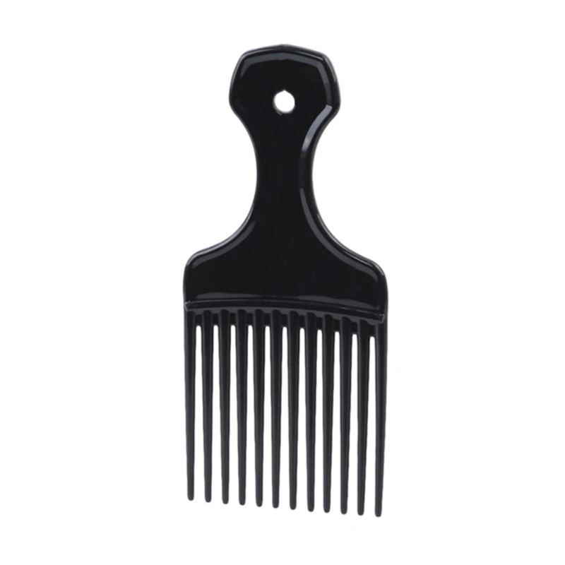 

1 Piece Wide Teeth Brush Pick Comb Fork Hairbrush Insert Hair Pick Comb Plastic Gear Comb For Curly Afro Hair Styling Tools