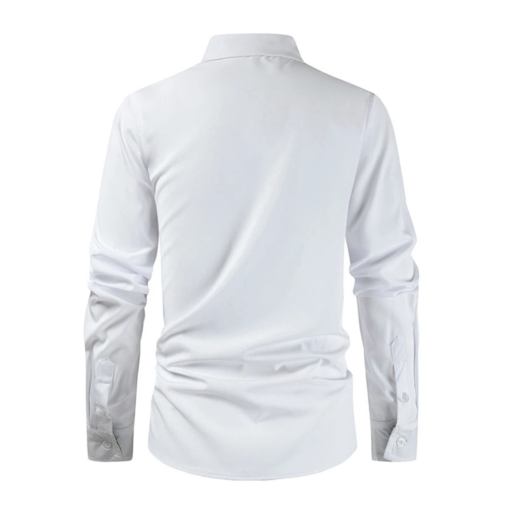 Comfy Fashion Shirt Mens Lapel Lapel Shirt Long Sleeve Polyester Regular Shirt Slight Stretch Solid Color 1pc Mens
Comfy Fashion Shirt Mens Lapel Lapel Shirt Long Sleeve Polyester Regular Shirt Slight Stretch Solid Color 1pc Mens