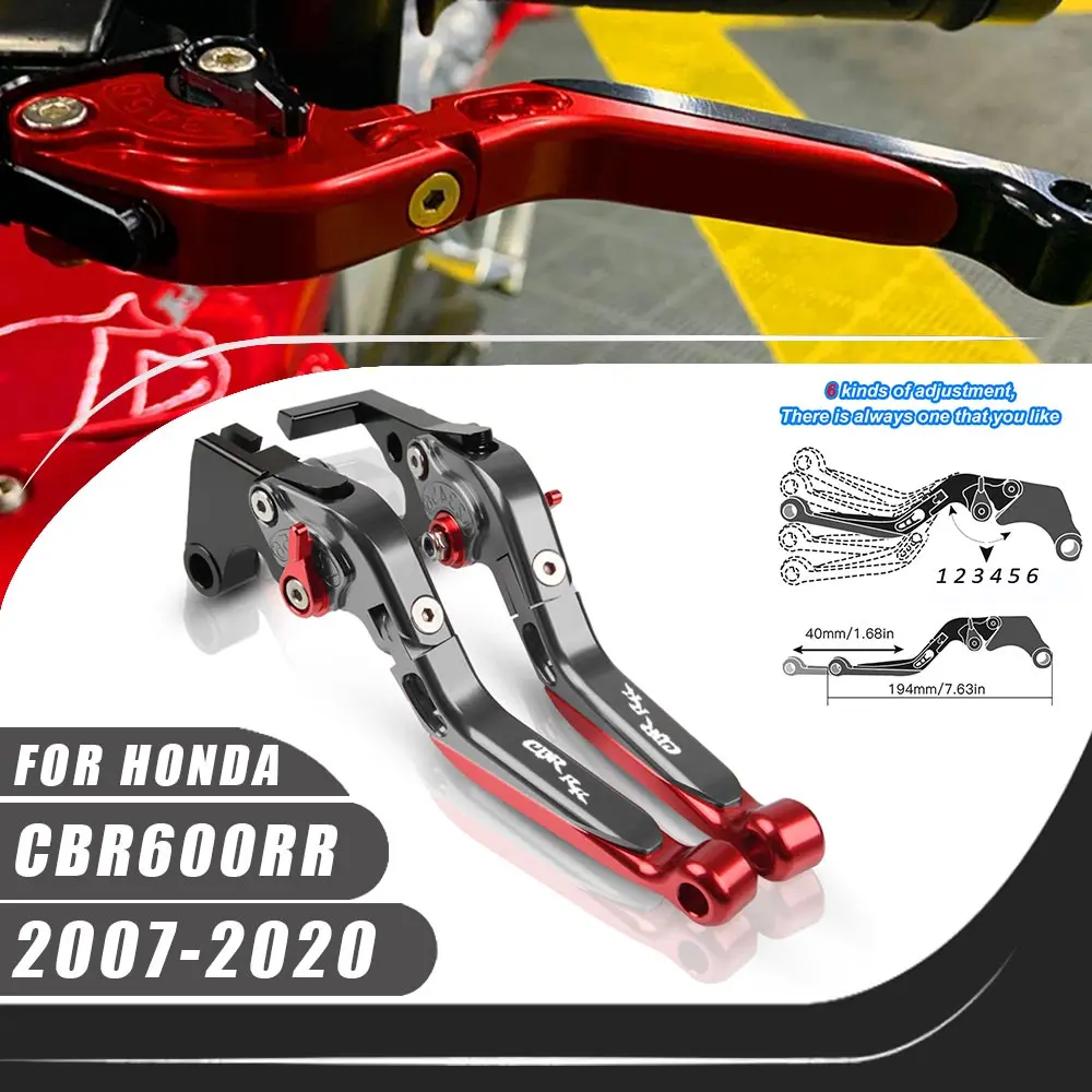 Для Honda CBR600RR 2007-2020 CBR 600RR ЧПУ рычаг сцепления тормозной рычаг набор регулируемых складных ручек рычаги аксессуары для мотоциклов 
Для Honda CBR600RR 2007-2020 CBR 600RR ЧПУ рычаг сцепления тормозной рычаг набор регулируемых складных ручек рычаги аксессуары для мотоциклов