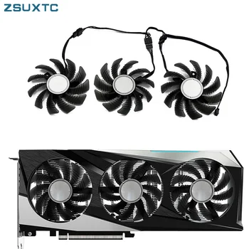 기가바이트 지포스 RTX 3060 Ti RX 6600 6700 XT 게이밍 그래픽 비디오 카드용 쿨러 팬 교체, T128010SU RTX3060