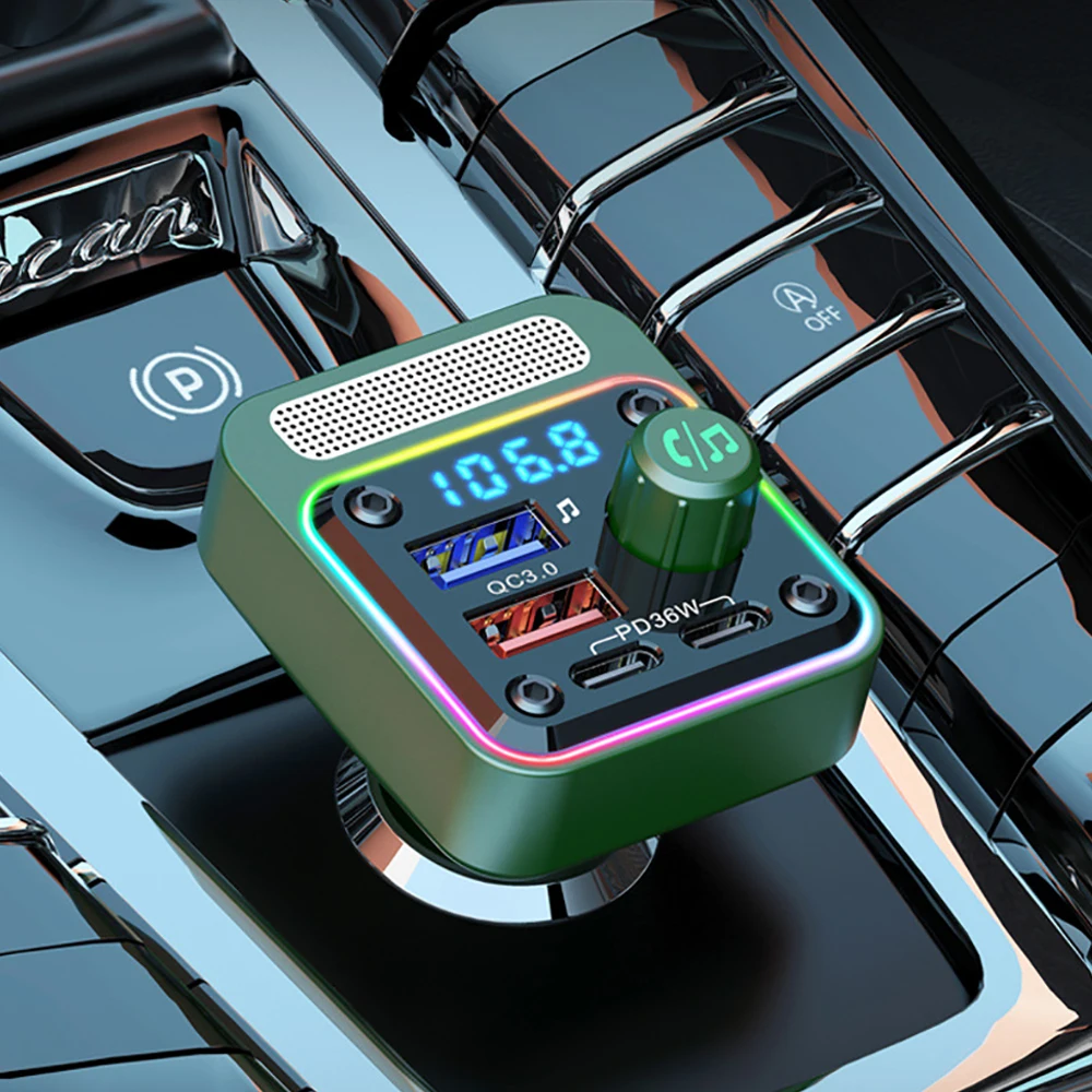 Модулятор FM-передатчика, беспроводной Автомобильный MP3-плеер Bluetooth 5,3 с двумя USB-портами, приемник громкой связи с кабелем быстрой зарядки 3 в 1
Модулятор FM-передатчика, беспроводной Автомобильный MP3-плеер Bluetooth 5,3 с двумя USB-портами, приемник громкой связи с кабелем быстрой зарядки 3 в 1
