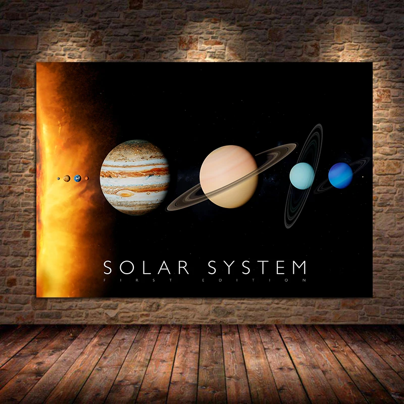 Solar System Canvas Painting Wall Art Planet Paintings Space Astronaut Posters Prints for Living Room Bedroom Home Decor
Solar System Canvas Painting Wall Art Planet Paintings Space Astronaut Posters Prints for Living Room Bedroom Home Decor