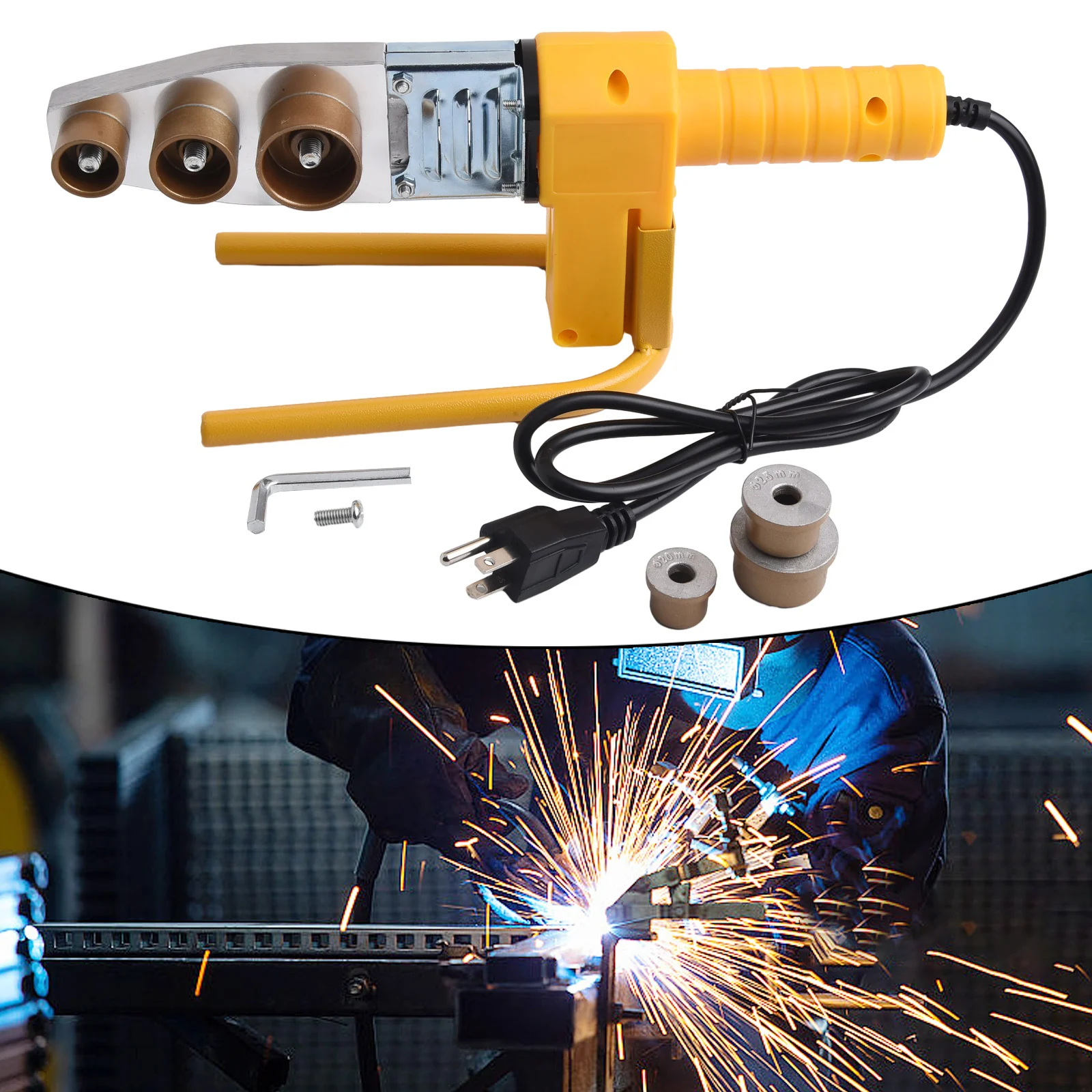 1000W PPR Fuser Water Pipe Fuser Digital Display Hot Melt Tube Welder Household Fuser Engineering Welding Machine
1000W PPR Fuser Water Pipe Fuser Digital Display Hot Melt Tube Welder Household Fuser Engineering Welding Machine