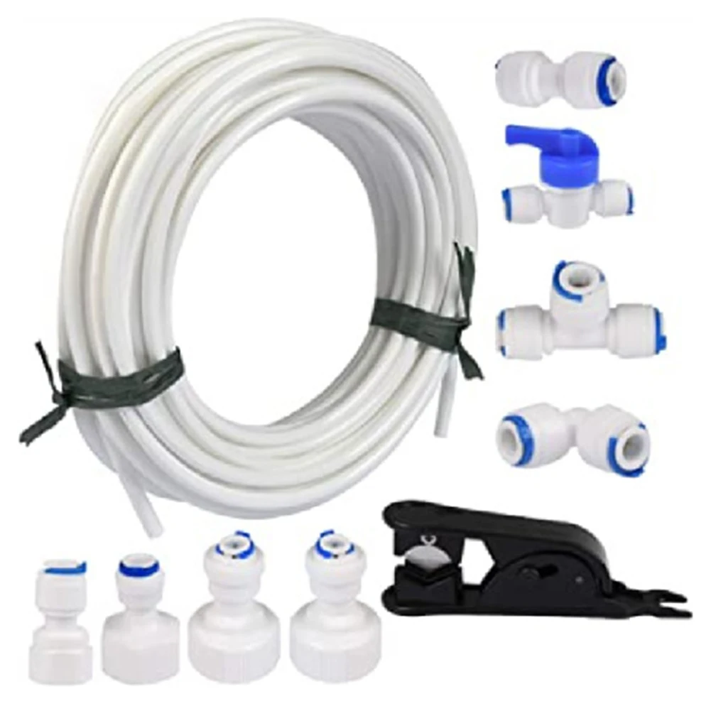 

Water Supply Hose Durable For Filter System Quick Connector Refrigerator Connector Kit Water Pipe Fitting Hose