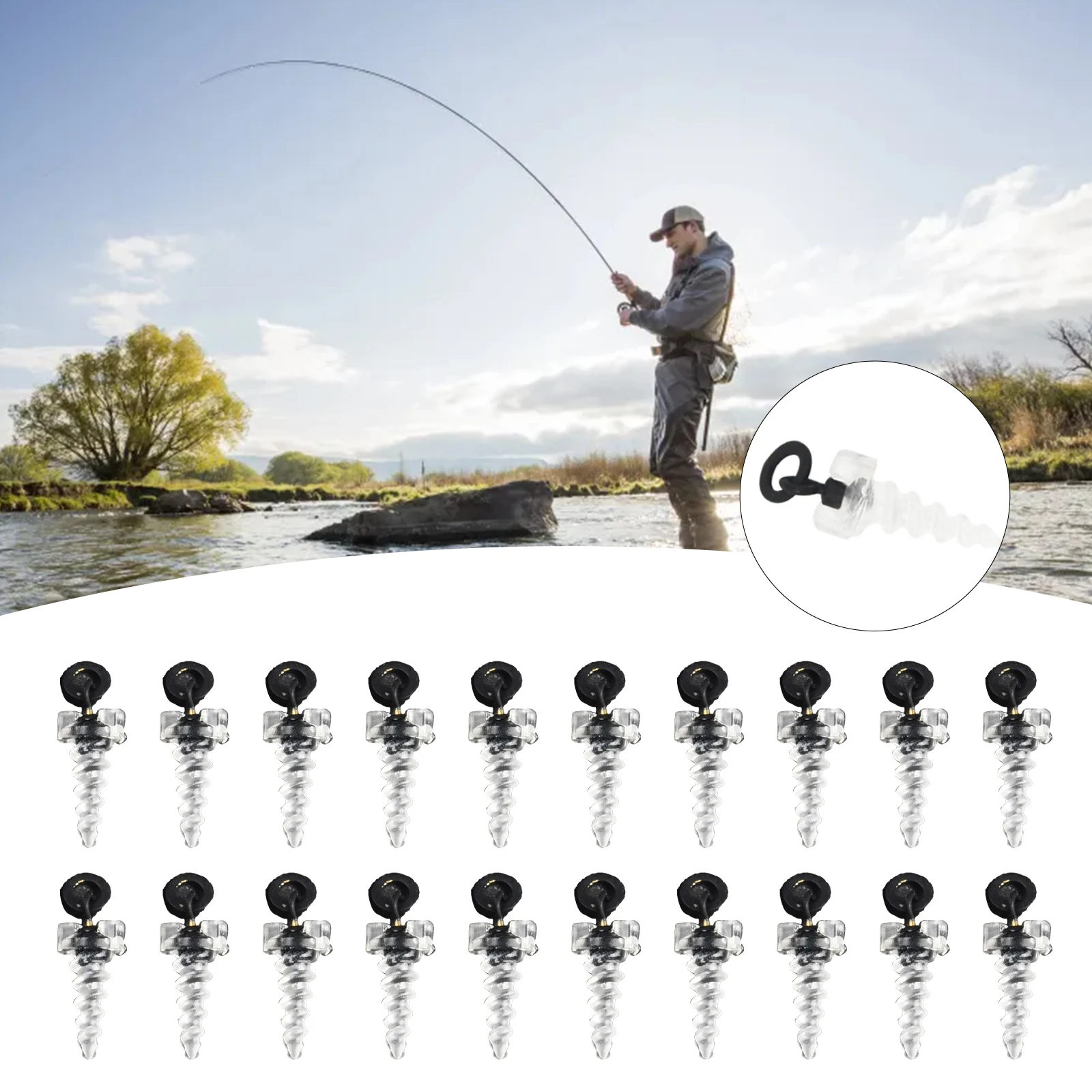 Durable Outdoors Fishing Bait Erminal Tackle Swivel Float Terminal Tackle With Micro Ring 15mm 20pcs Connector
Durable Outdoors Fishing Bait Erminal Tackle Swivel Float Terminal Tackle With Micro Ring 15mm 20pcs Connector