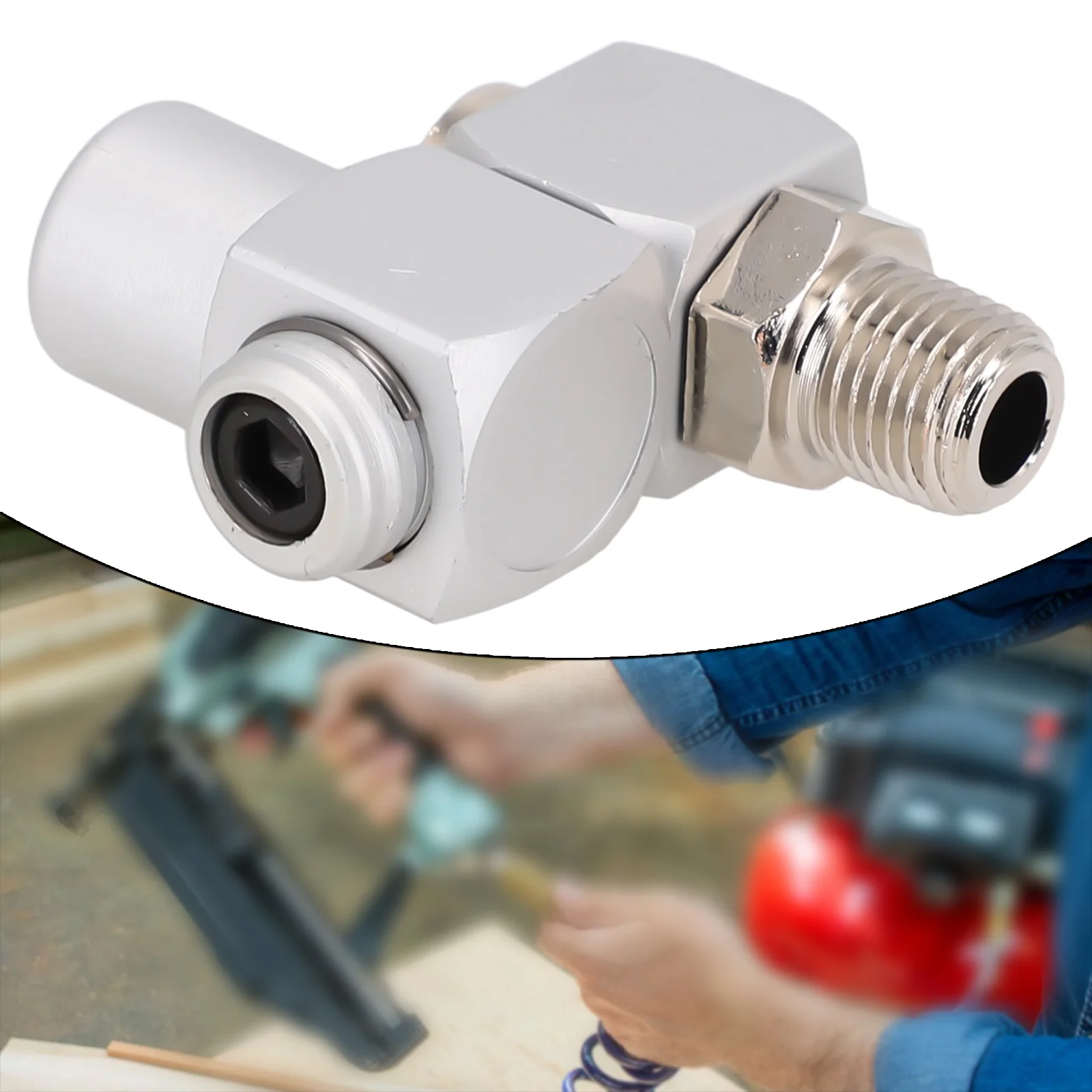 Air Compressor Parts 12.5mm Rotate 360 Degrees Swivel Air Hose Connector Adapter Aluminum Pneumatic Conversion Universal Joints
Air Compressor Parts 12.5mm Rotate 360 Degrees Swivel Air Hose Connector Adapter Aluminum Pneumatic Conversion Universal Joints