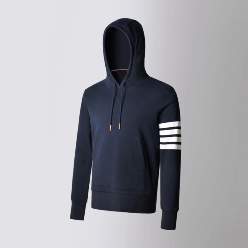 TB THOM Men's Sweatshirt Hoodies Fashion Casual High Quality Cotton Pullovers Jacket Autumn Winter Casual Sportswear Coat
TB THOM Men's Sweatshirt Hoodies Fashion Casual High Quality Cotton Pullovers Jacket Autumn Winter Casual Sportswear Coat