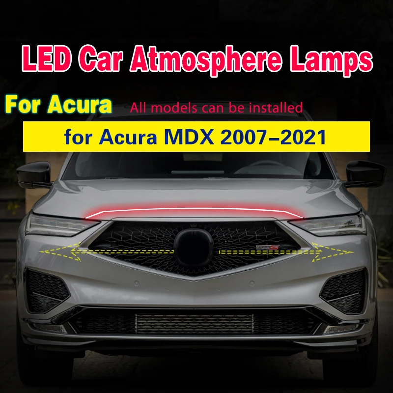 

Bright DRL LED Daytime Running Light For Acura MDX 2007-2021 Car Headlight Strip Decorative Atmosphere Lamps Ambient Lights 12V