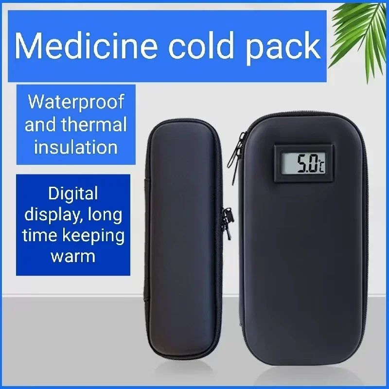 

Портативный холодильник для инсулина для диабетиков, дорожная уличная маленькая сумка для охлаждения лекарств