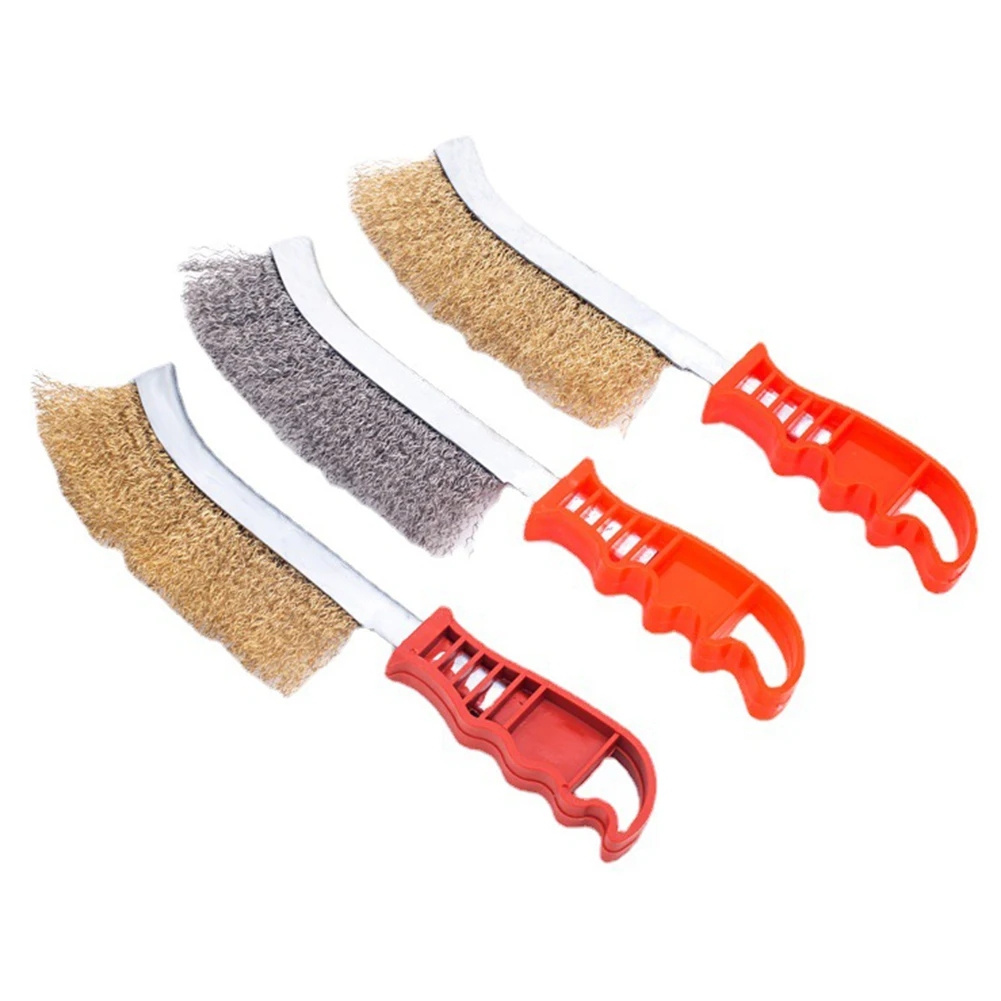 Wire Brushe For Cleaning Rust Removal Heavy Duty Brass Brush With Plastic Hand Tools Ferramentas Multifuncionais
Wire Brushe For Cleaning Rust Removal Heavy Duty Brass Brush With Plastic Hand Tools Ferramentas Multifuncionais