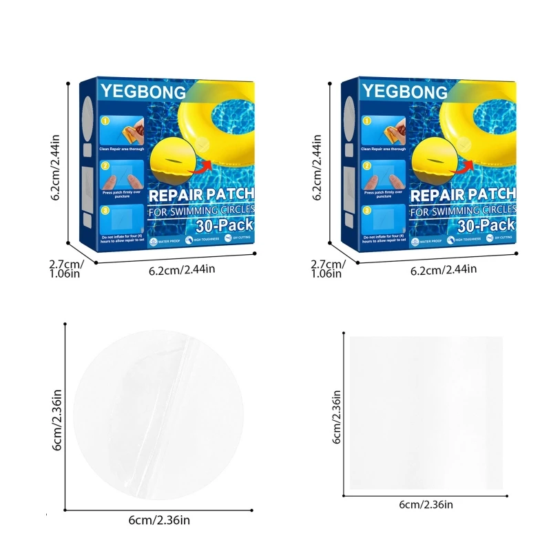 Reliable Repair Tool Repairing Patches 30pcs Waterproof Sealing Tape for Inflatable Rafts Boats Swim Rings Repair Kits Dropship
Reliable Repair Tool Repairing Patches 30pcs Waterproof Sealing Tape for Inflatable Rafts Boats Swim Rings Repair Kits Dropship