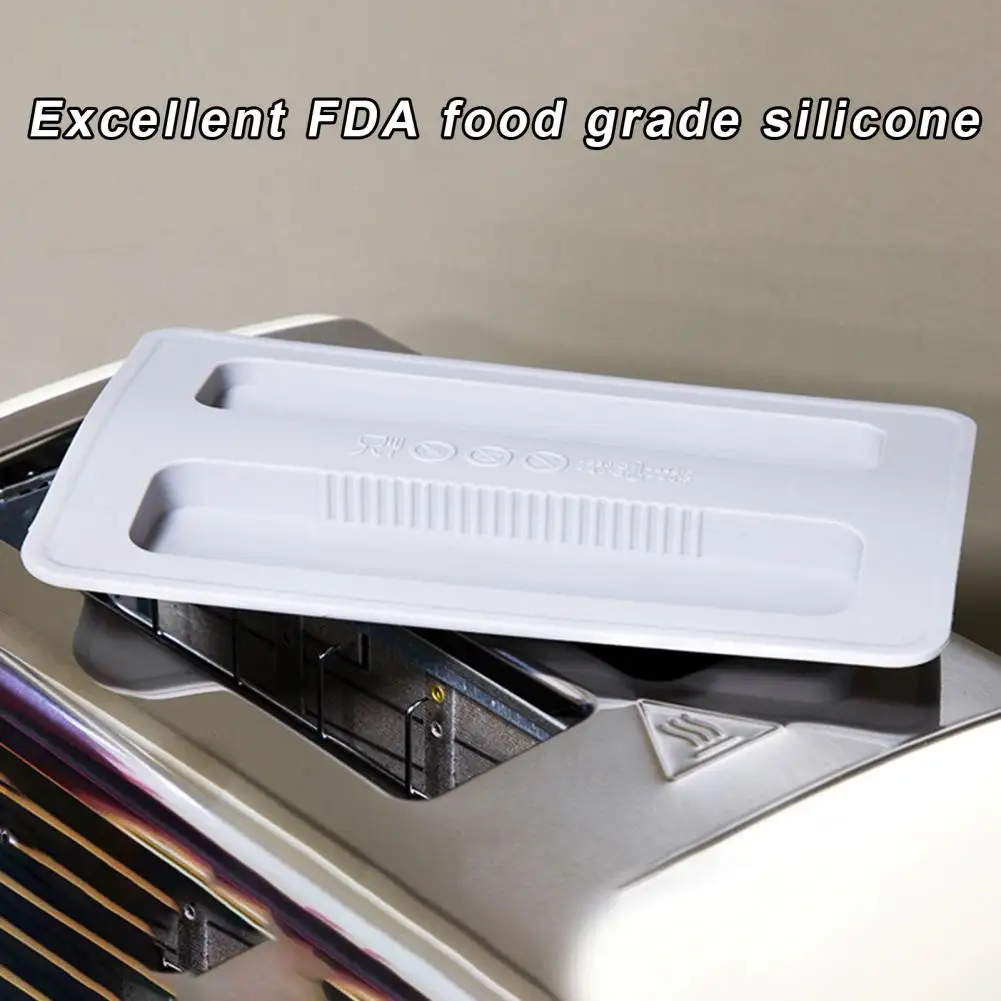 

Toaster Cover Small Toaster Protective Cover Silicone Toaster Lid Bread Maker Cover Sandwich Machine Accessories A for Toaster