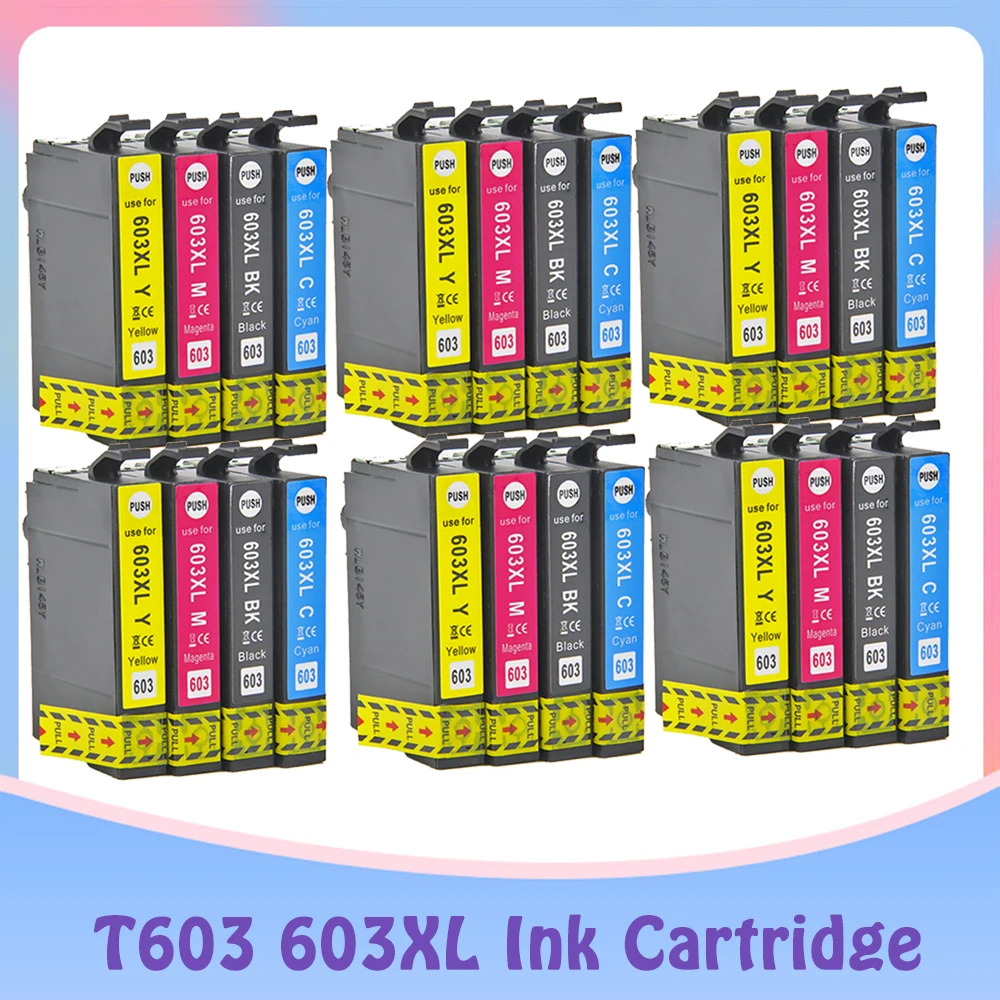 

603XL T603 Compatible Ink Cartridge 603 XL E603 For Epson XP 2100 2105 3100 3105 4100 4105 2810 2830 Printer
