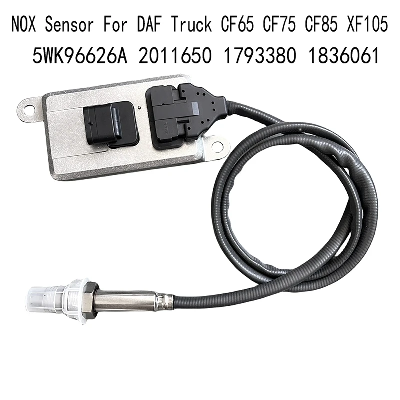 5WK96626A NOX датчик 24 В азотный кислородный датчик аксессуары для DAF Truck CF65 CF75 CF85 XF105 2011650 1793380 1836061
5WK96626A NOX датчик 24 В азотный кислородный датчик аксессуары для DAF Truck CF65 CF75 CF85 XF105 2011650 1793380 1836061