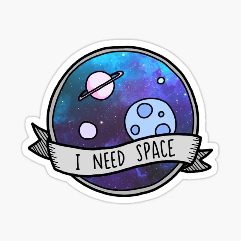 I Need Space Sticker for Laptop Decor Bedroom Car Cute Cartoon Art Fashionable Public Suitcase
I Need Space Sticker for Laptop Decor Bedroom Car Cute Cartoon Art Fashionable Public Suitcase