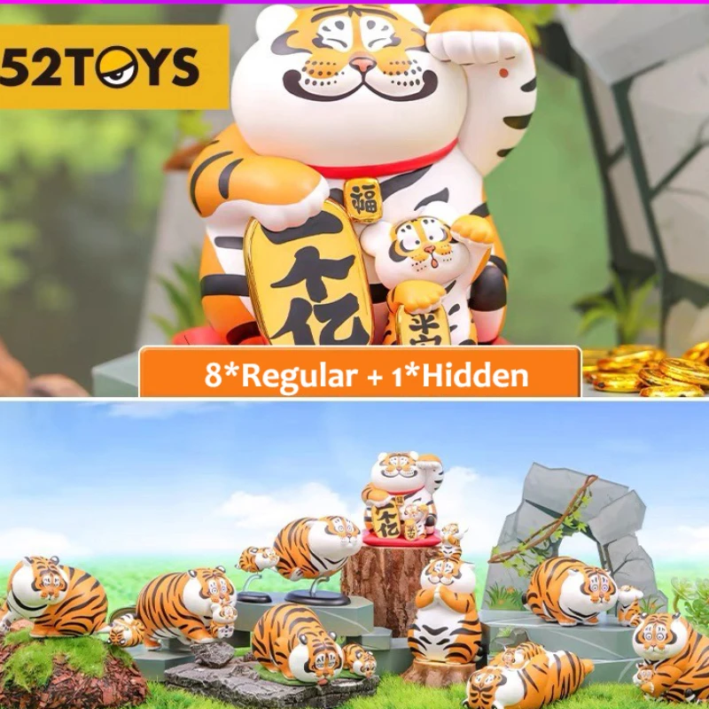 Cartoon Designer Dolls Original 52TOYS Fat Tiger with Baby Series Blind Box Mistery Figure Kawaii Trendy Toys
Cartoon Designer Dolls Original 52TOYS Fat Tiger with Baby Series Blind Box Mistery Figure Kawaii Trendy Toys