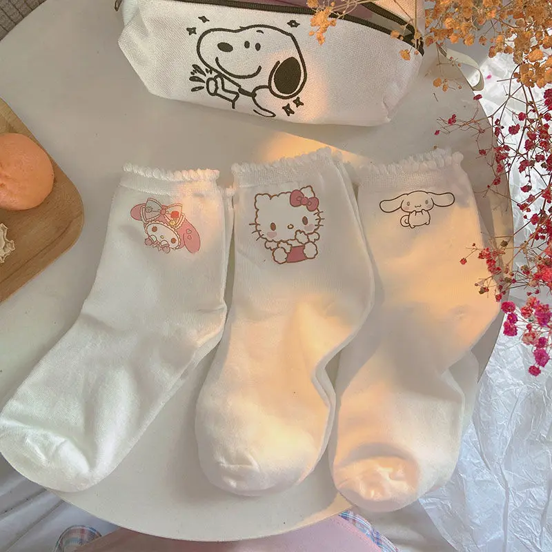 Kawaii Sanrio Socks Cute Hello Kitty My Melody Combed Cotton Sports Socks Versatile and Breathable Creative Christmas Gift
Kawaii Sanrio Socks Cute Hello Kitty My Melody Combed Cotton Sports Socks Versatile and Breathable Creative Christmas Gift