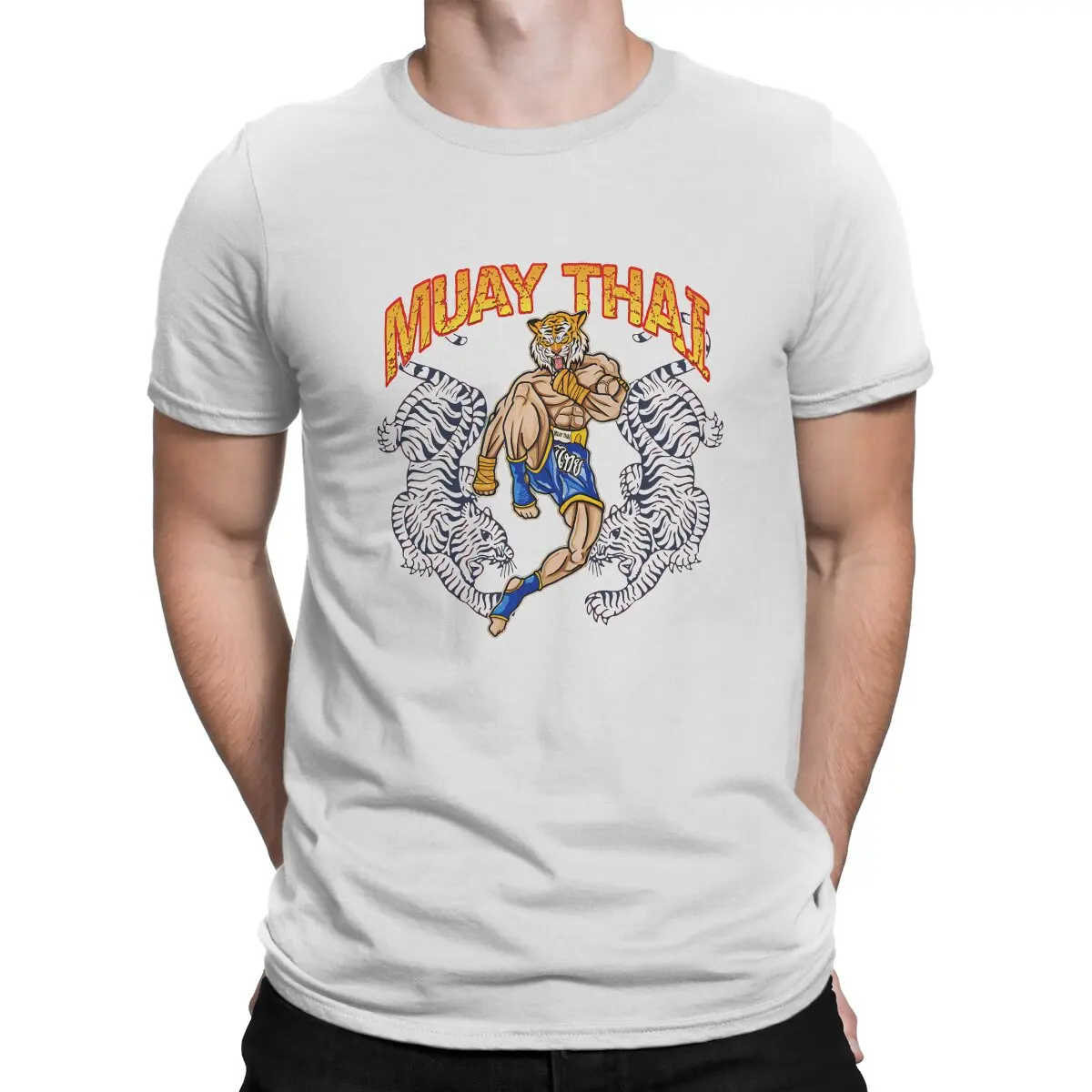 

Muay Thai Man's TShirt Martial Arts O Neck Tops Polyester T Shirt Humor Birthday Gifts