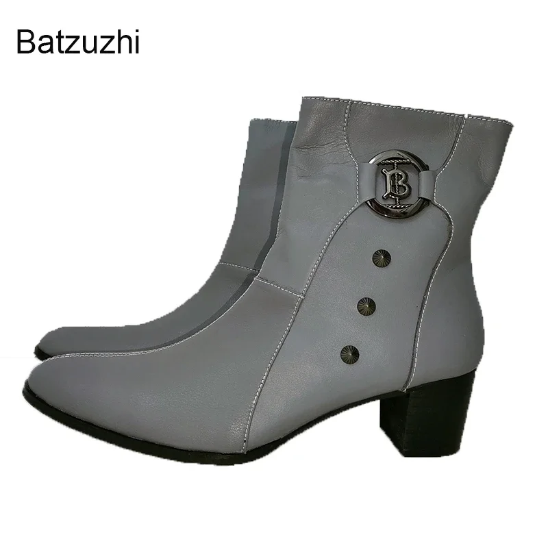 Новые мужские ботинки Batzuzhi из натуральной кожи, мужские ботинки на высоком каблуке 7 см, черные/красные рыцарские ботинки, мужские ботинки для фотосессии/свадьбы! Большие размеры 38–46
Новые мужские ботинки Batzuzhi из натуральной кожи, мужские ботинки на высоком каблуке 7 см, черные/красные рыцарские ботинки, мужские ботинки для фотосессии/свадьбы! Большие размеры 38–46