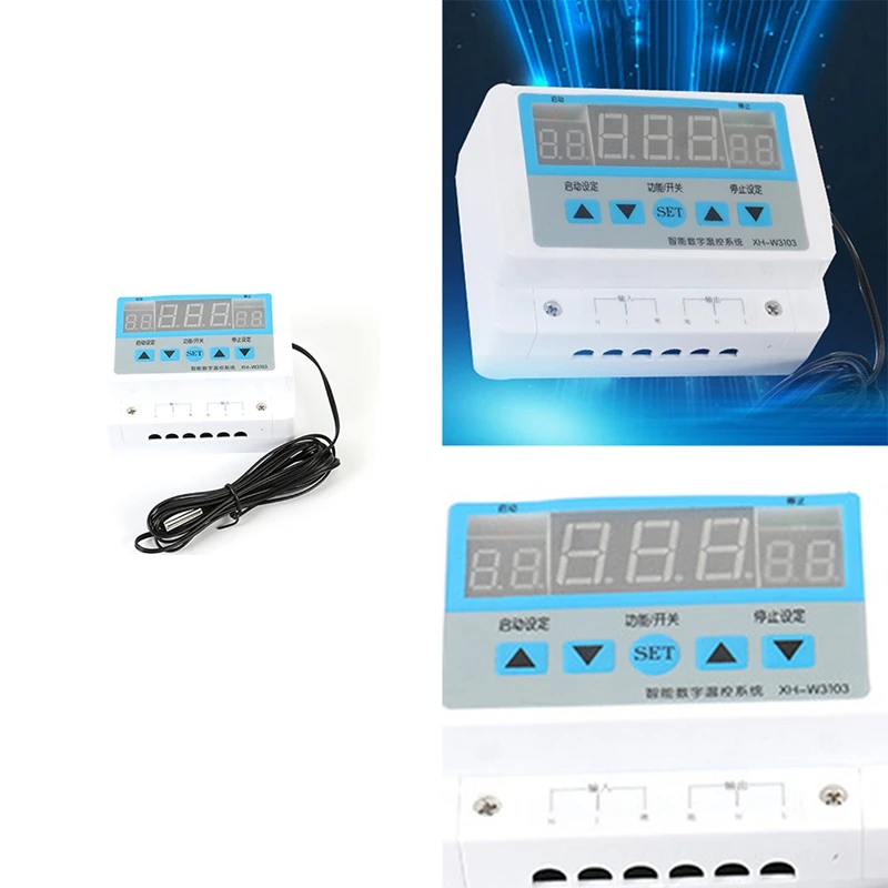 

XH-W3103 Max 5000W Digital Thermostat 30A Temperature Controller Switch For Home Industry Appliance