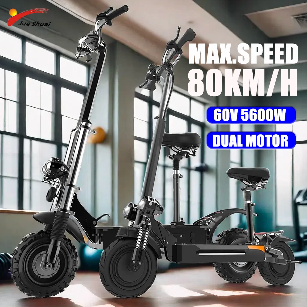 Electric Scooter Adults, Escooter 5600W Dual Motor, 80KM/H Max Speed, 100KM Travel Range, 60V 30Ah Battery, 11" Vacuum Off Road
Electric Scooter Adults, Escooter 5600W Dual Motor, 80KM/H Max Speed, 100KM Travel Range, 60V 30Ah Battery, 11" Vacuum Off Road