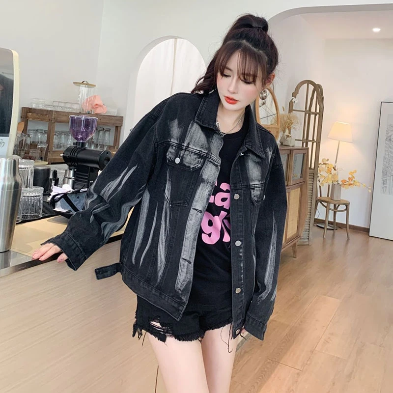 2023 New Fashion Denim Jackets For Women High Street Loose Retro Tie-dyed Free Shipping
2023 New Fashion Denim Jackets For Women High Street Loose Retro Tie-dyed Free Shipping