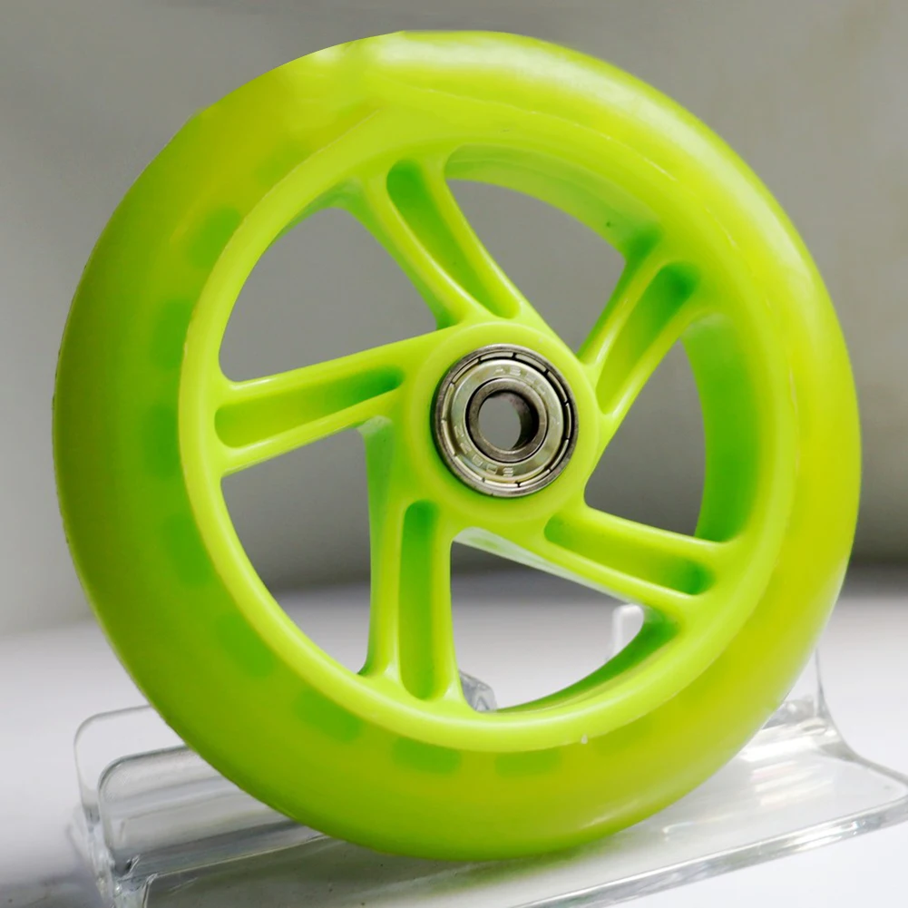2pcs Scooter Wheel 5 Inch Universal Wheels Wheelchair Front Wheels Bearing 125mm No Slip PU Wheel Children's Scooter Parts
2pcs Scooter Wheel 5 Inch Universal Wheels Wheelchair Front Wheels Bearing 125mm No Slip PU Wheel Children's Scooter Parts