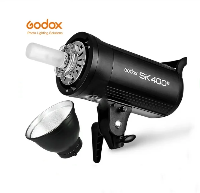 

Godox Flash SK400II 400Ws SK300II 300Ws Professional Studio Flash Strobe Built-in 2.4G Wireless X System Shooting SK400 Upgrade