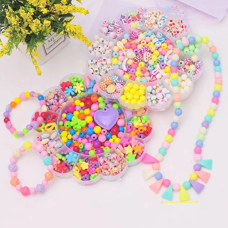 1Box Diy Beads Toys for Children Handmade Necklaces Bracelets Jewelry Making Beads Set hacer pulseras nina Girl Educational Toys
1Box Diy Beads Toys for Children Handmade Necklaces Bracelets Jewelry Making Beads Set hacer pulseras nina Girl Educational Toys