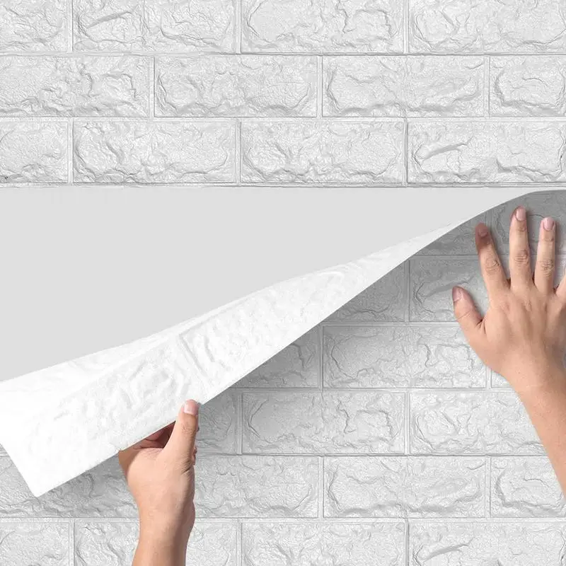 

3D Brick Pattern Wall Sticker Wall Panels Peel Waterproof Peel And Stick Wallpaper Adhesive Backspalsh Tile Decals DIY Home
