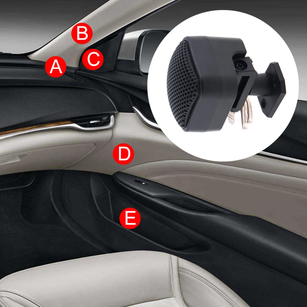 Loud Speakers Car Tweeter 2pcs 44*40*60 MM 500W Accessories Vehicle Amplification Built-in Crossover Dome Pair
Loud Speakers Car Tweeter 2pcs 44*40*60 MM 500W Accessories Vehicle Amplification Built-in Crossover Dome Pair