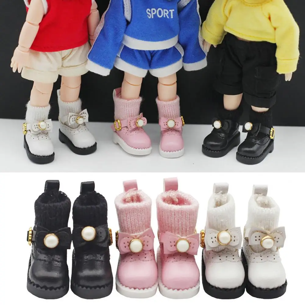 New Doll Shoes Toy Bow-knot High Simulation Compact Bead Dress Up Doll 1/12 Ratio Faux Leather Shoes Accessories Doll Ornament
New Doll Shoes Toy Bow-knot High Simulation Compact Bead Dress Up Doll 1/12 Ratio Faux Leather Shoes Accessories Doll Ornament