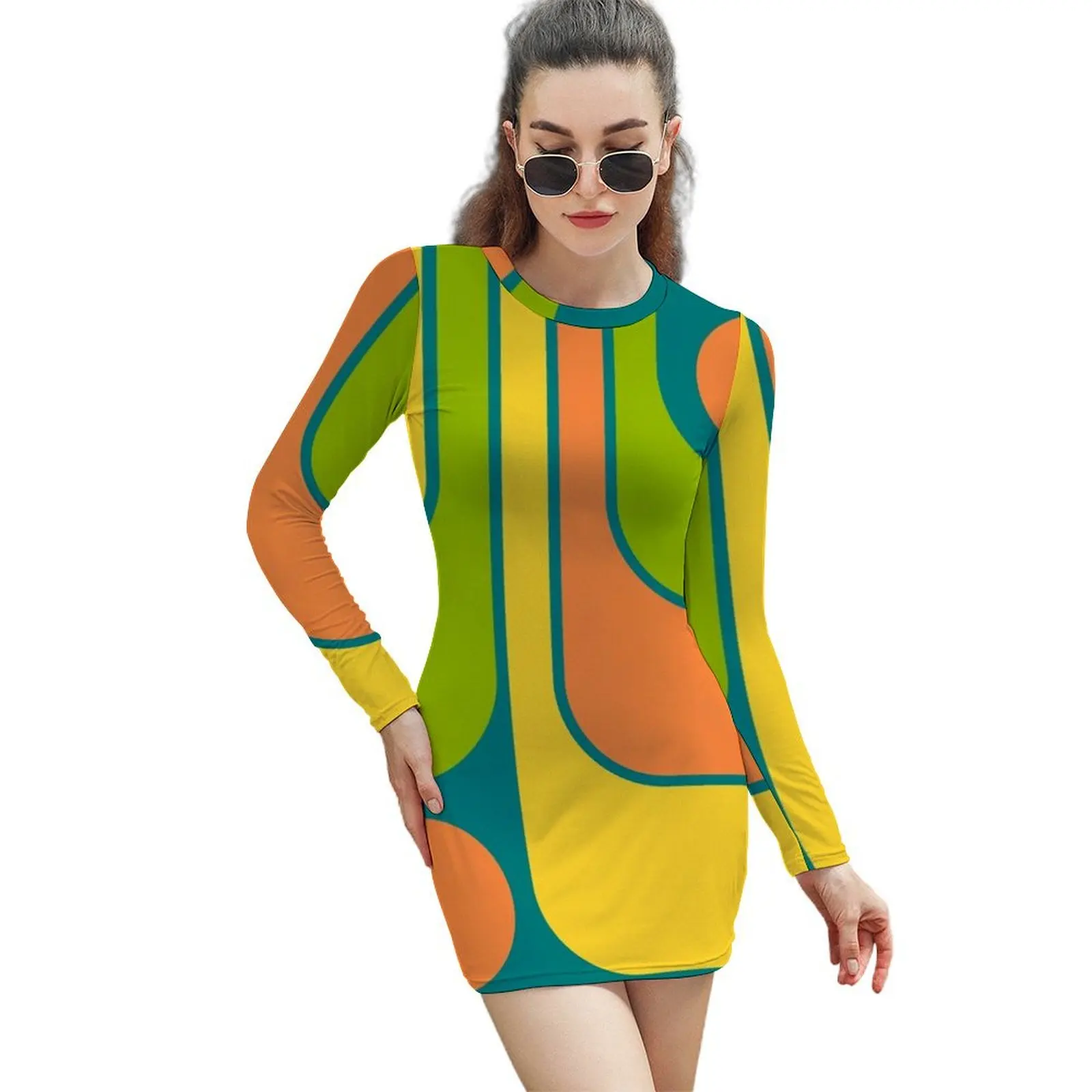 Retro Geometric Design 637 Long-Sleeved Sheath Dress Dress women clothes for woman
Retro Geometric Design 637 Long-Sleeved Sheath Dress Dress women clothes for woman